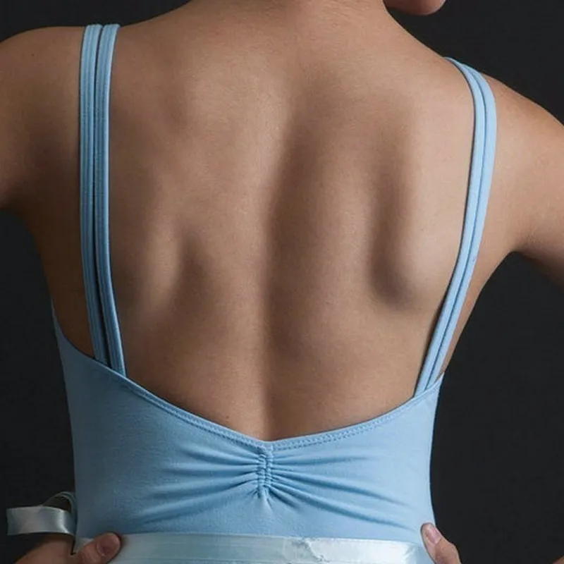 Купальник для балета взрослых сексуальный с открытой спиной трико гимнастики