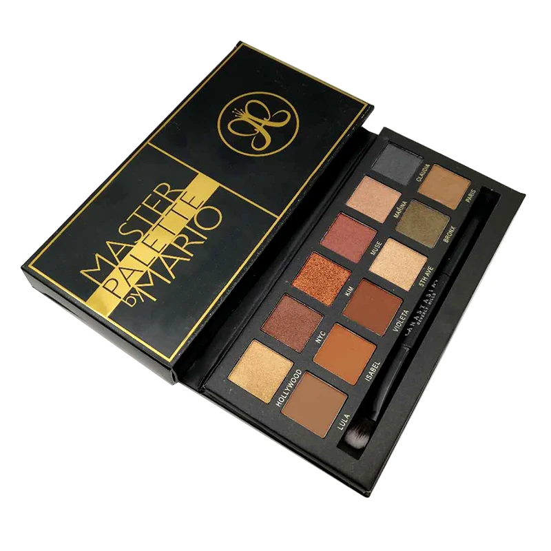 12 видов цветов для век Anastasia Beverly палитра теней водонепроницаемая макияжа тени