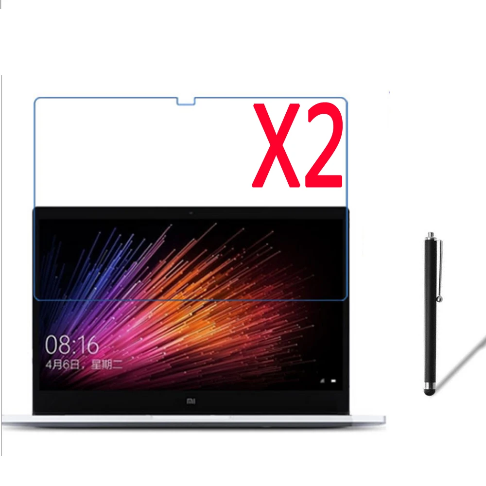 2x защитная пленка + чистая ткань 1x Стилус прозрачная для ЖК-экрана Xiaomi Mi Notebook Air 13 3
