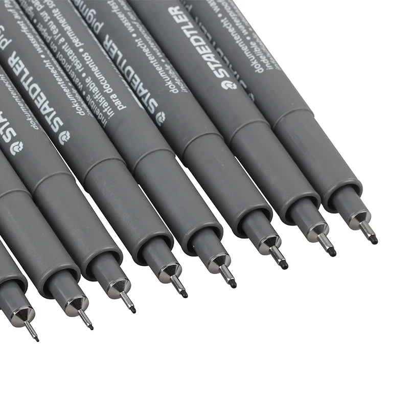 5 шт. STAEDTLER 308 ручка для рисования тонкой линии 0 1 8 мм|Гелевые ручки| |