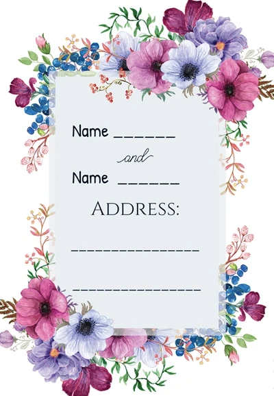 6pcs Card Причудливый букет цветов 20 шт. вечерние салфетки розы этикетка бутылки наклейка коробка свадебных приглашений сумка предметы для украшения дня рождения - Цвет: 6pcs Card