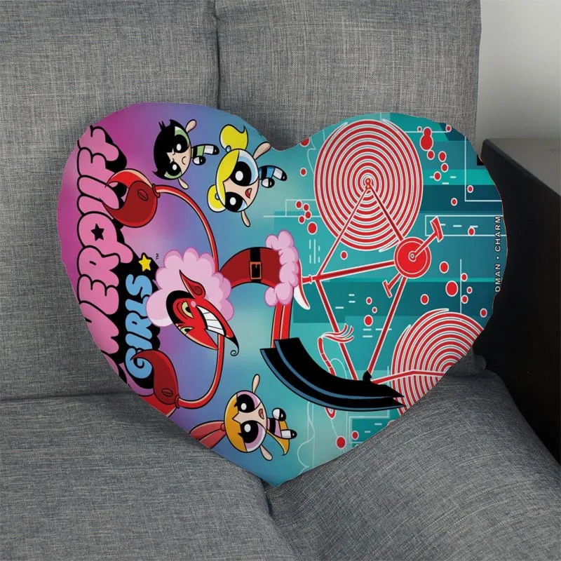 Pillow Case Суперкрошки подушка в форме сердечка выполненные на заказ Наволочка на молнии только покрыть без сердечника размер 41 x36cm, 47x42 см - Цвет: Pillow Case