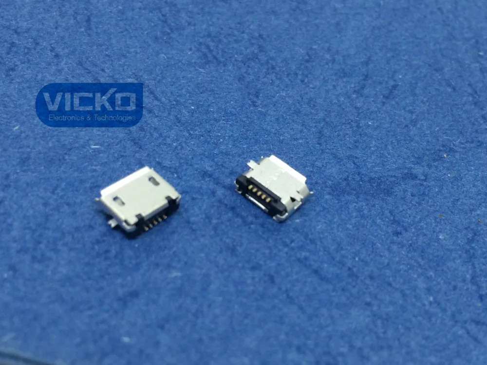 [VK] 10 шт./лот Micro USB Тип B разъем 5Pin SMT G18 Разъем Порт PCB плата Зарядка Бесплатная