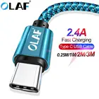 Кабель USB Type-C для Samsung Galaxy S10 S9 S8 Plus OnePlus 6t