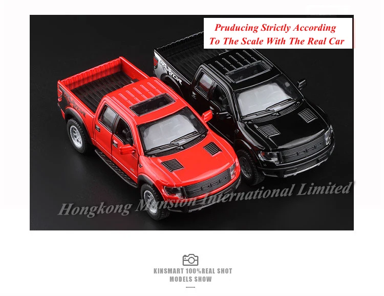 1:46 масштаб сплава металл литья под давлением модели автомобиля для Ford Raptor F 150