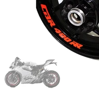 8x custom high quality motorcycle wheel decals waterproof reflective stickers rim stripes for honda cbr400rr cbr400 rr cbr 400rr