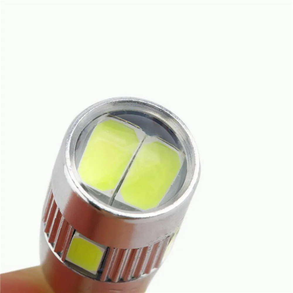 1 шт. T10 6SMD 5630 автомобильный светильник HID Белый W5W 6 SMD Автомобильный светодиодный