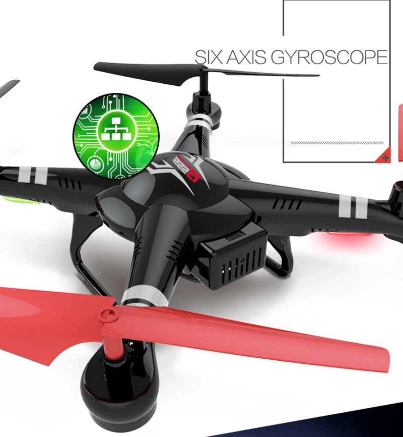 Квадрокоптер Wltoys Q222 2 4 ГГц канала 6 осей 3D Безголовый режим летательный аппарат