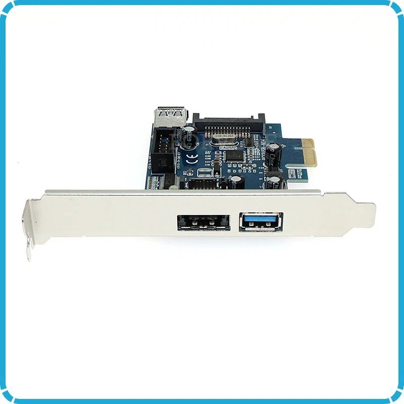 Внешний USB 3 0 порт питания eSATA Внутренний 9pin заголовок PCIe карта с 15pin SATA разъем