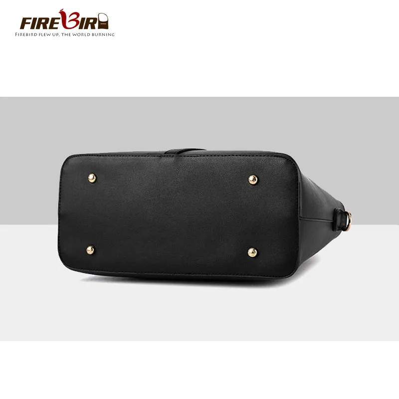 3 комплекта Женская композитная сумка пакет через плечо + клатч кошелек 2017