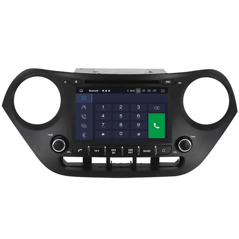 Android 9 0 4 + 32 ГБ Автомобильный dvd плеер для Hyundai I10 I 10 2013 2014 2015 2016 Радио GPS Карта