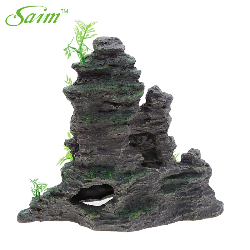 Каучуковые украшения для аквариума Saim горные рокеры с пещера аквариумные