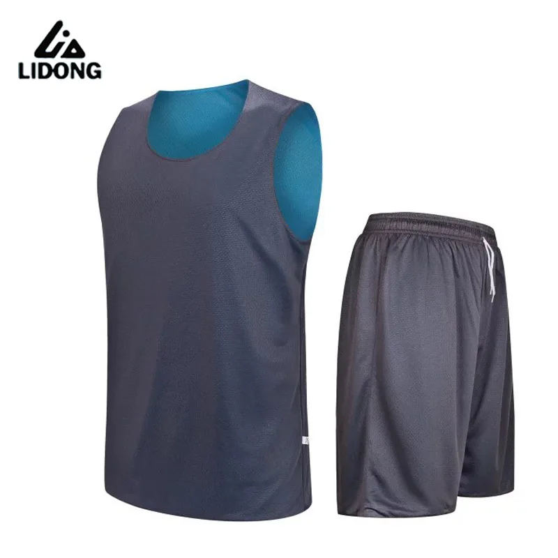 adult gray sky blue Взрослые мужские двухсторонние баскетбольные Джерси наборы униформы комплекты спортивной одежды двухсторонние баскетбольные майки костюмы Индивидуальные - Цвет: adult gray sky blue