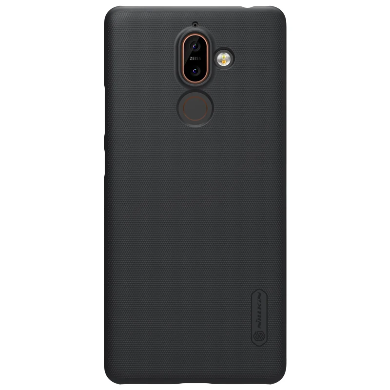 Черный Для Nokia 7 Plus чехол Nillkin матовый защитный жесткий чехол для Nokia7 Plus 6,0 дюймов - Цвет: Черный