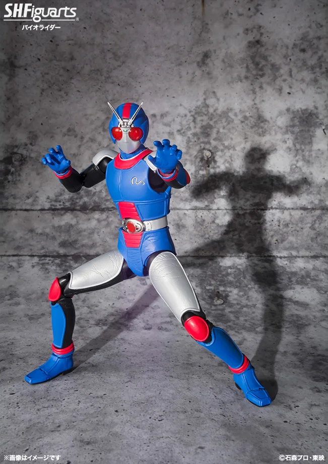 PrettyAngel Подлинная Bandai Tamashii нациями S. H. Figuarts маска Райдер черный RX биоридер