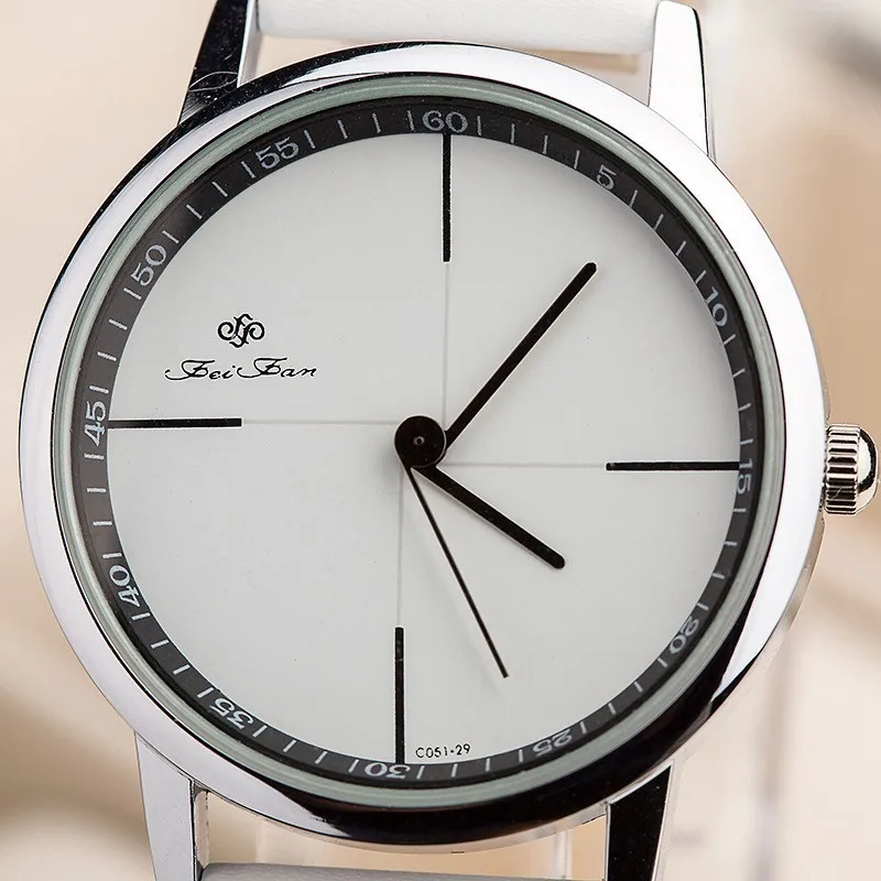 Новинка 2018 брендовые модные женские часы с кожаным ремешком наручные мужские