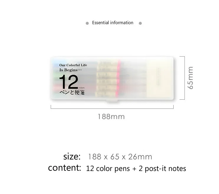 12 шт./лот Muji стиль гелевая ручка 0,5 мм цветная ручка Производитель ручка для школы офиса поставка 12 цветов