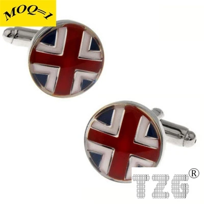 Круглые английские запонки в форме флага 1 пара бесплатная доставка|cufflink cuff|cuff
