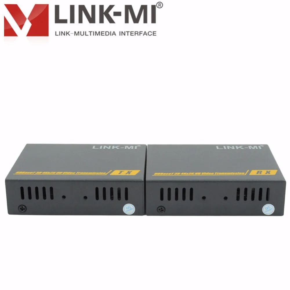 LINK-MI LM-HT201H HD видео Передача 3D 4K x 2K 100m HDBaseT HDMI удлинитель по одиночному Cat5e/6 кабелю |