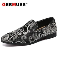 2018new style luxury brand red bottoms for men shoes sapato social masculino mens handmade luxurious comfortable slip on loafers