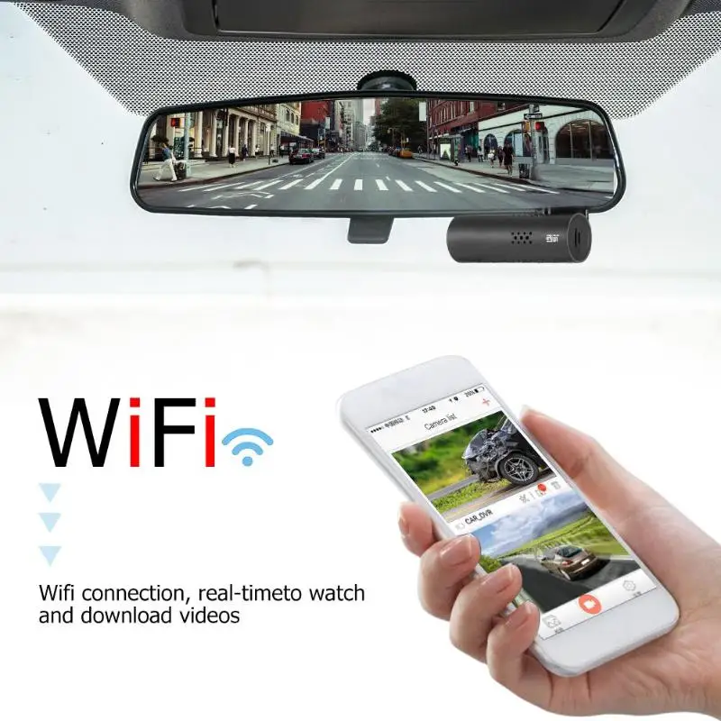 Xiaomi 70 Mai смарт WiFi DVR камера беспроводная 70Mai Автомобильный видеорегистратор 1080P Full HD ночного видения вождения рекордер g-сенсор