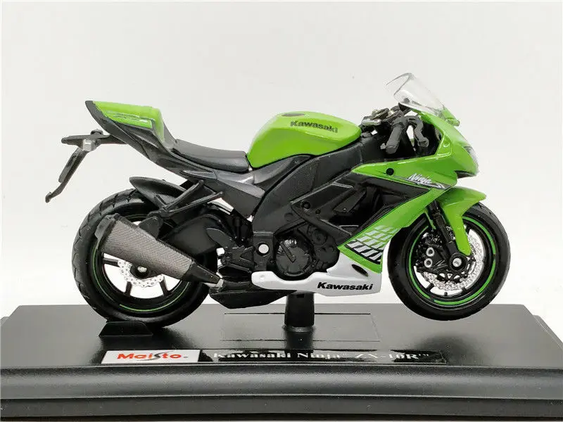 Maisto 1:18 Kawasaki ZX 10R Мотоцикл Велосипед литье под давлением модель игрушки Новый в
