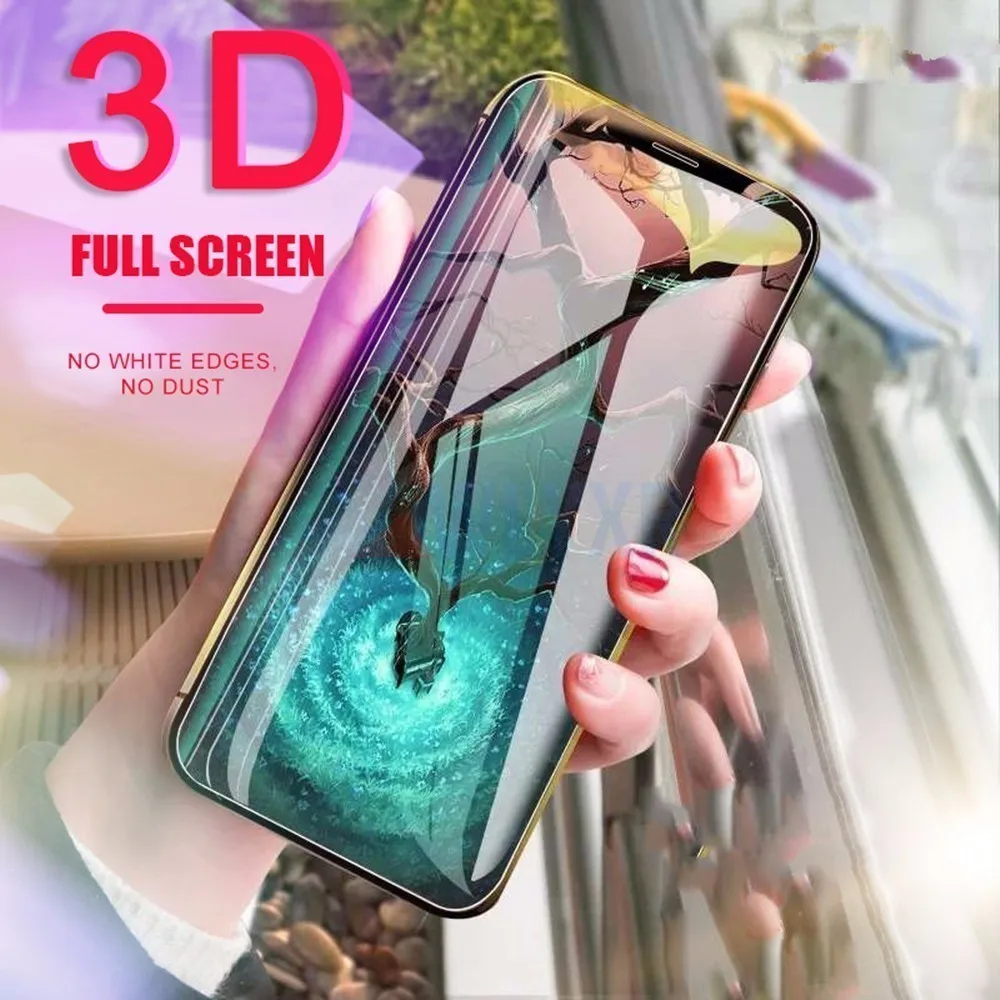 Защитное стекло закаленное 3D для Huawei P30 P20 Honor 10 20 10i Lite Nova 5 5i|Защитные стёкла и