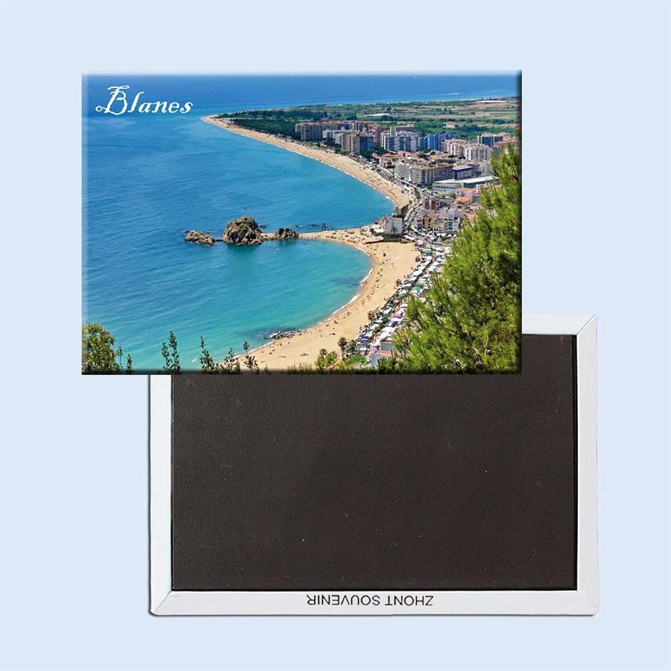 

Blanes in the comarca of Selva in Girona, Catalonia, Spain Fridge Magnets 21661 Vacation Tourist Gift