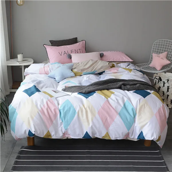 style11 4 шт. хлопок пододеяльник наборы мультфильм Кактус печатных пододеяльник наволочка простыня постельное белье королева комплект постельного белья королевского размера - Цвет: style11