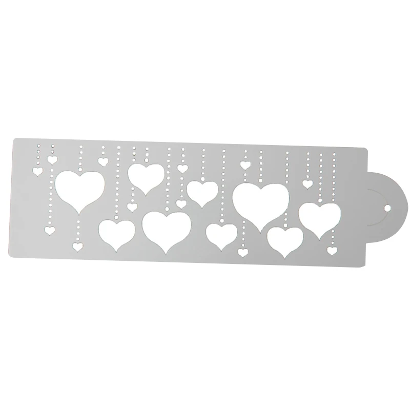 Танцующие сердца торт трафарет боковой Свадебный Фотофон|cake decorating stencil|decorative