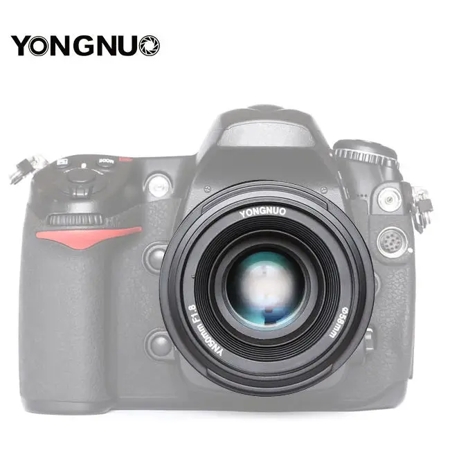 Объектив YONGNUO YN 50 мм F1.8 с большой апертурой и автофокусом для камеры Nikon D800 D300 D3200
