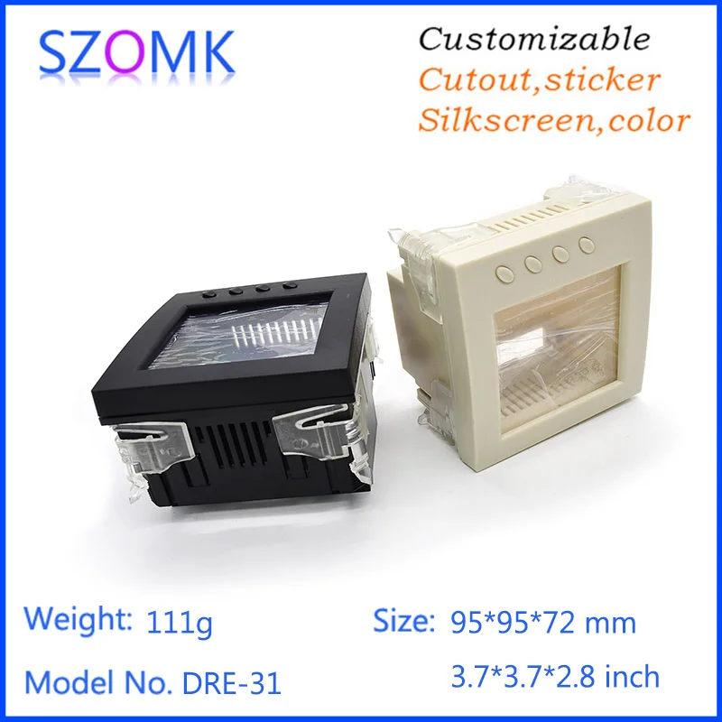 Пластиковый корпус для жк дисплея szomk (4 шт.) 95*95*72 мм пластиковые коробки