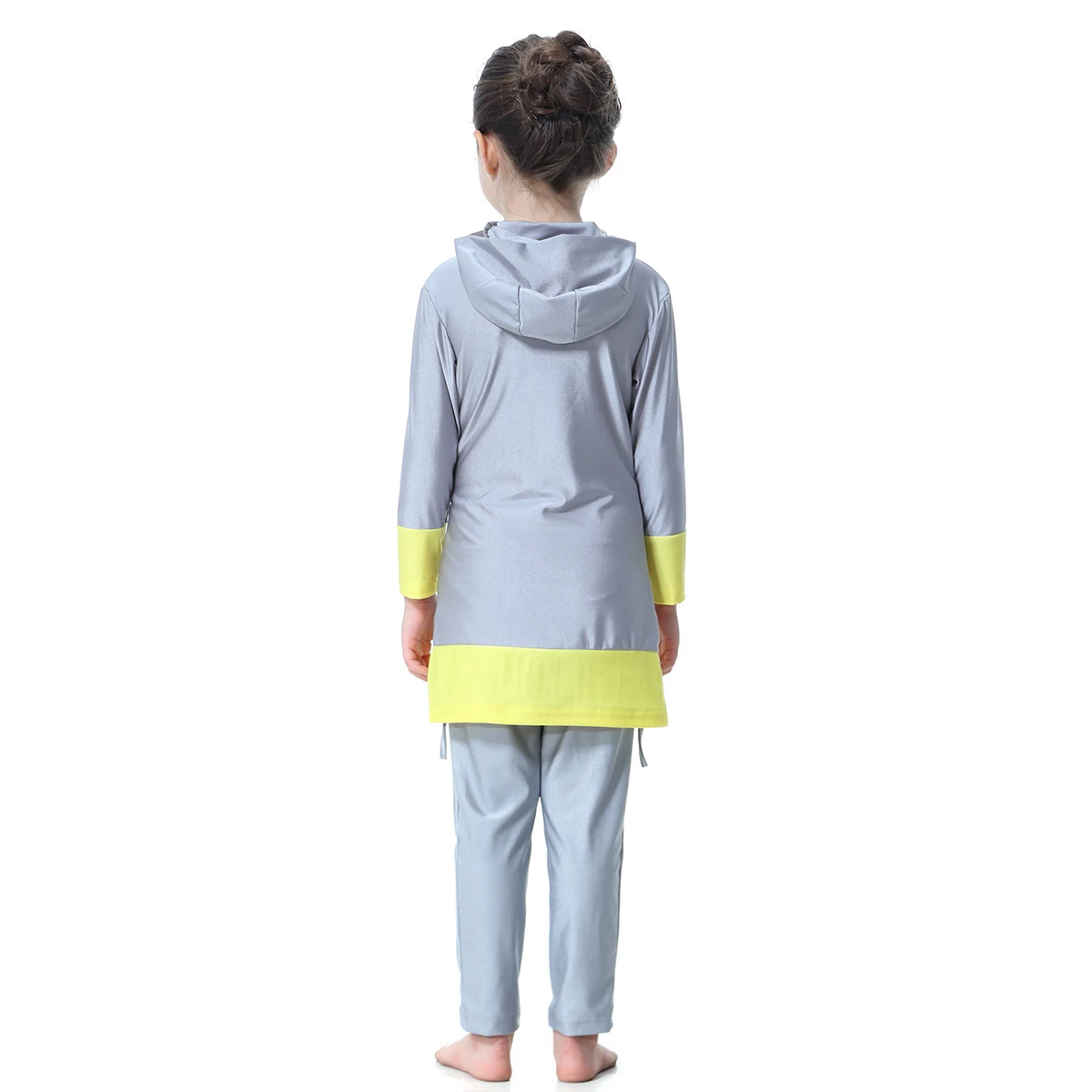 

Fashion Muslim traditional girl swimwear Swimsuit Two-piece suit Girls Swimsuit Islamic Clothes Children Kids Beachwear