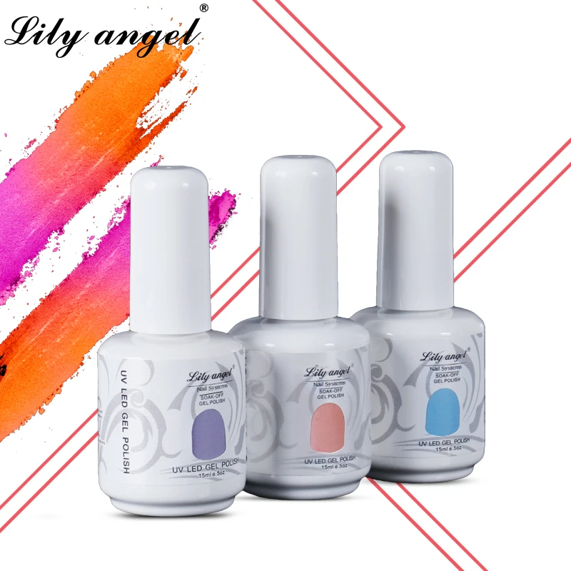Отмачиваемый УФ светодиодный ель-лак для ногтей Lily Angel 72 цвета стойкий