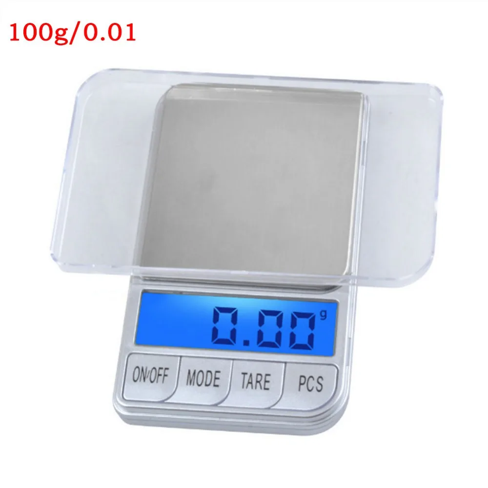 Yieryi lcd карманные весы 0,01 г 0,1 г электронная точная шкала портативные цифровые ювелирные весы баланс веса кухонные грам весы