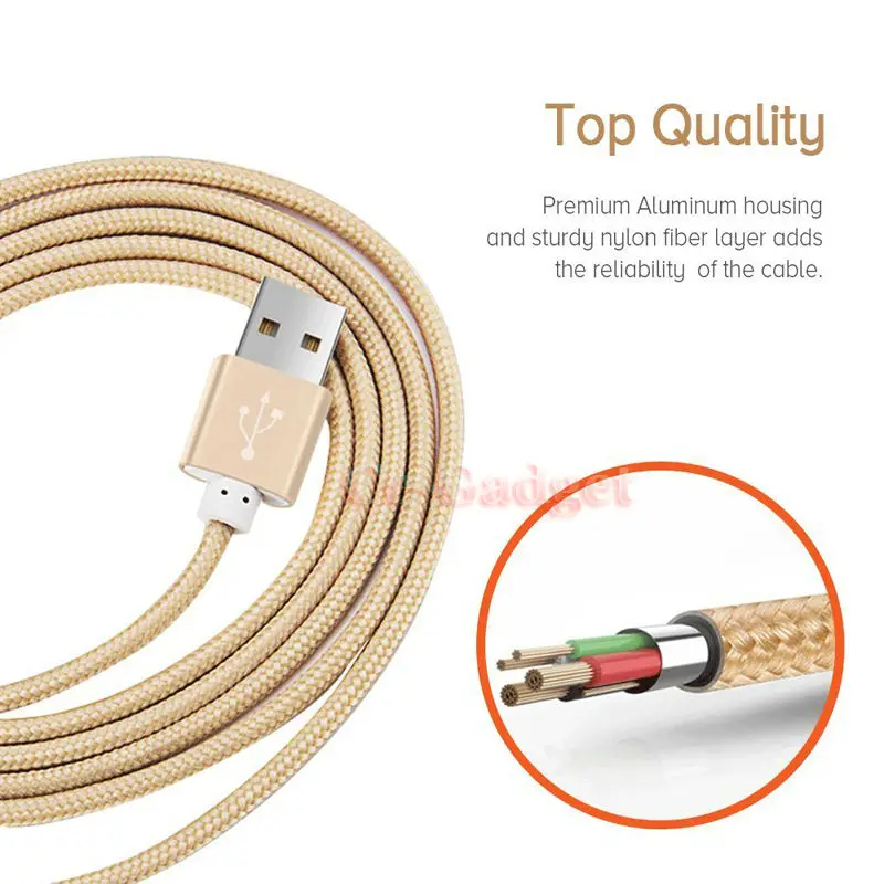 Aluminum Nylon USB Type C Data Sync &amp Fast Charing Cable for Huawei P30/Xiaomi Mi 6X 5X/Oneplus 8 7 6T/Nexus 6P 5X/Meizu Pro 6 |