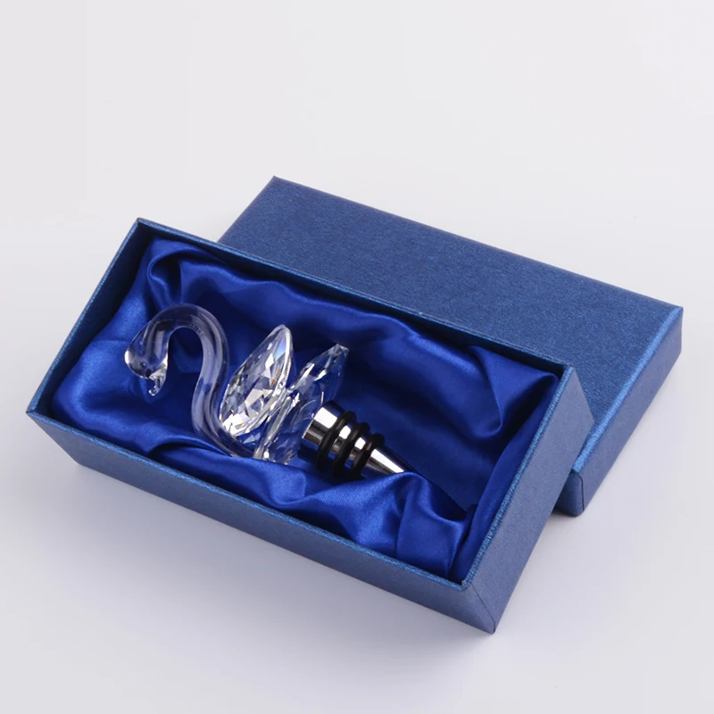 Лебедь вино пробка кристалл свадебный пользу свадебные подарки|gift gifts|gift weddinggift