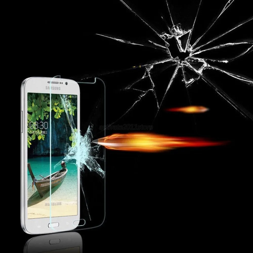 100 шт. HD взрывозащищенный закаленное стекло для Samsung Galaxy Grand2 G7106 защитная пленка с