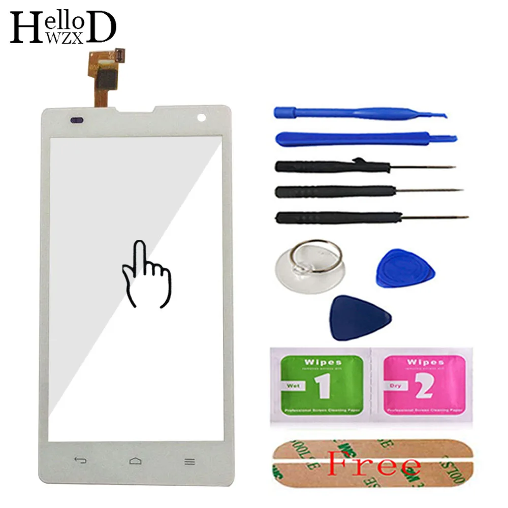 5,0 ''сенсорный экран Стекло для Huawei Honor 3C H30 G740 Сенсорный экран Стекло планшета Панель сенсорный экран фронтальное стекло объектива Сенсор+ клей
