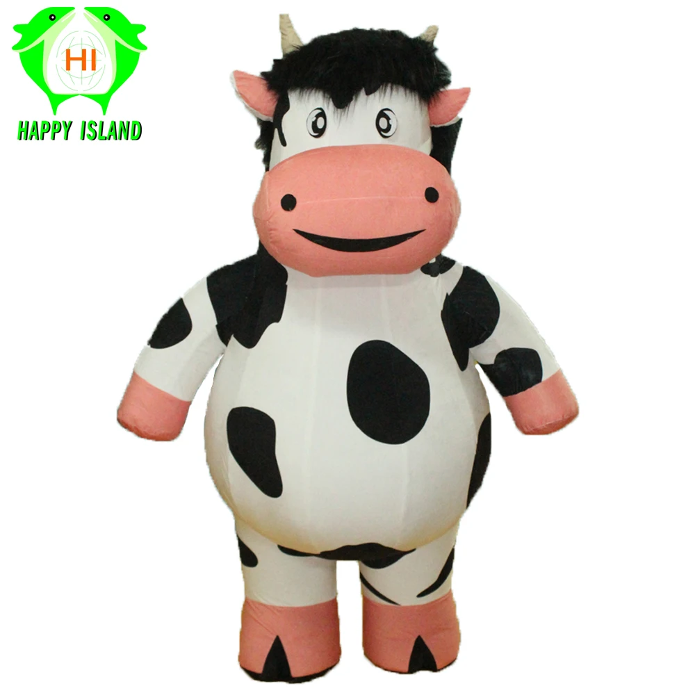New Style Giant Cow Inflatable Costume Halloween Party Advertising 1.9M Tall Customized Cosplay Costumes for Adult | Тематическая