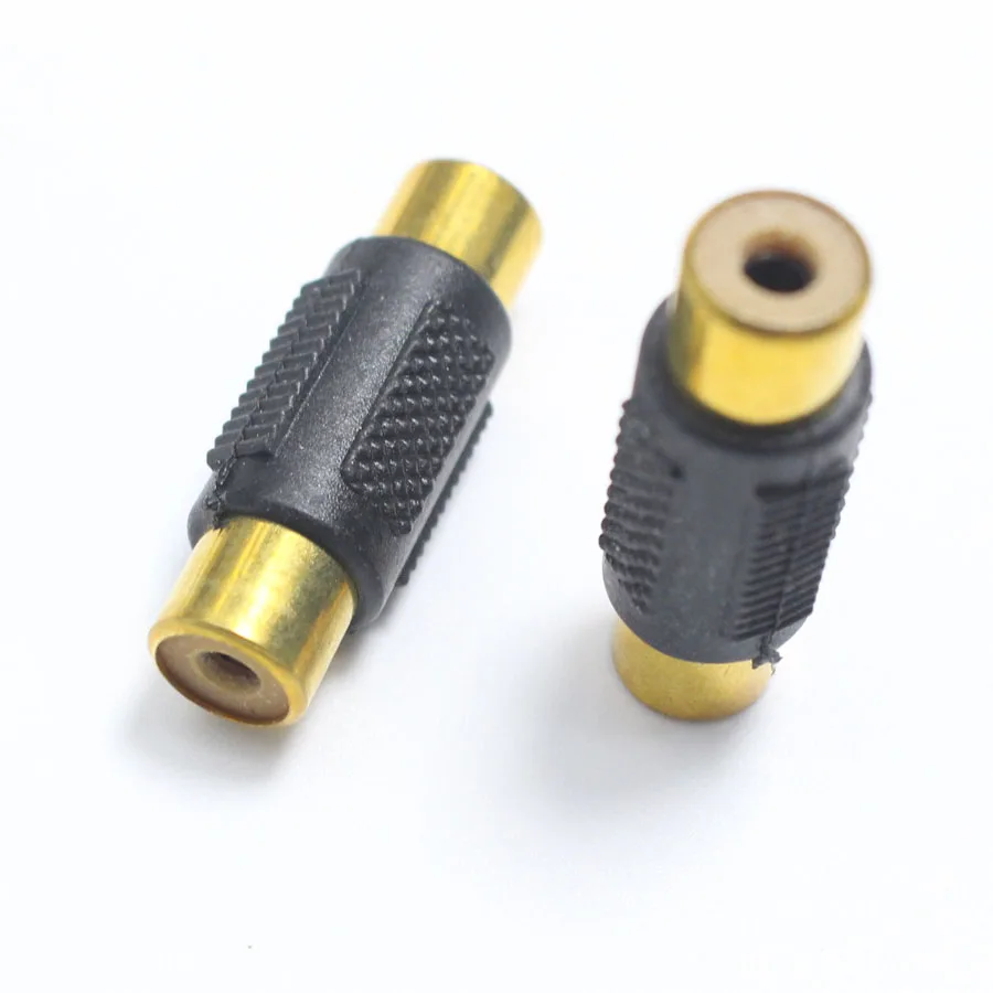 2 шт./лот RCA Мама-мама разъем позолоченный удлинитель AV Audio | Обустройство дома