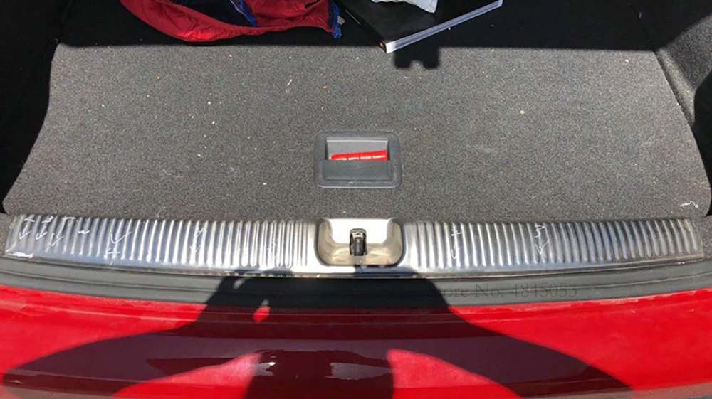 

AITWATT For Audi Q2 2018 2019 Car Accessories Stainless Steel Inner Rear Bumper Protector Cover Sill Plate Trim 1pcs