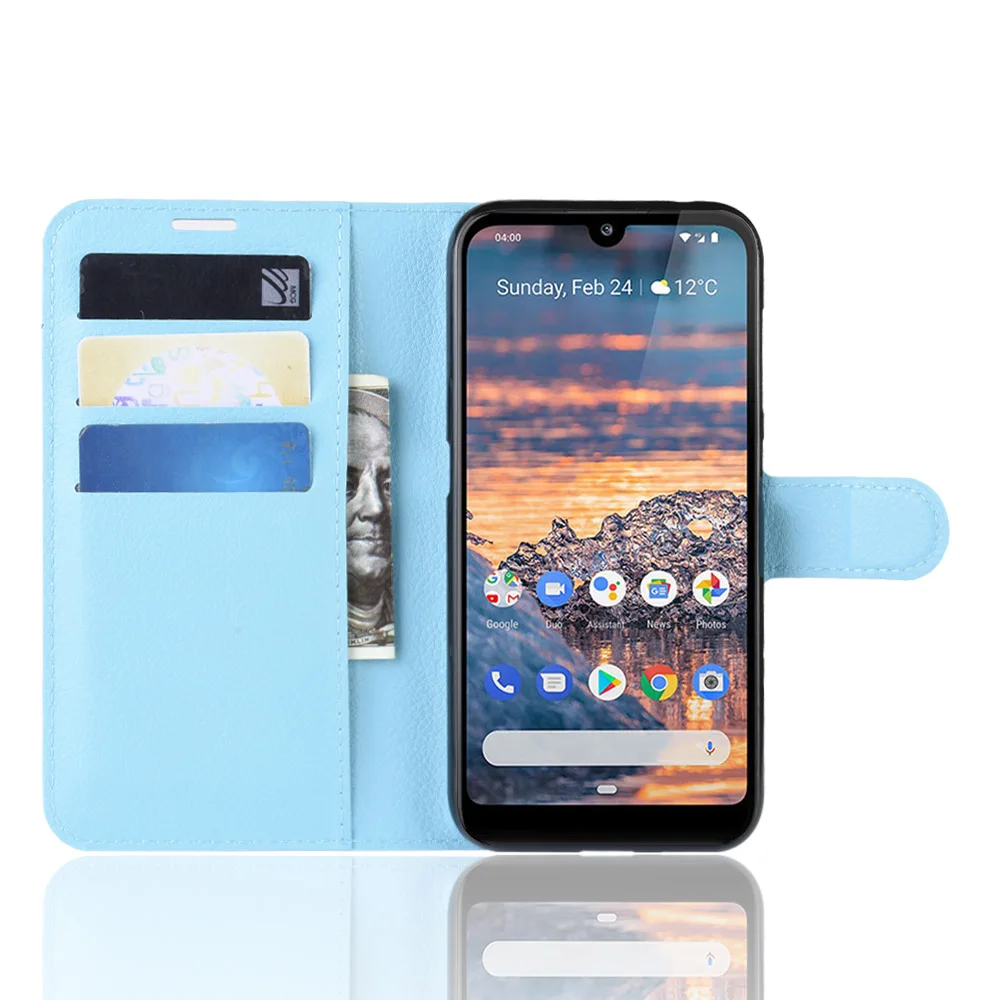 Чехлы для телефонов Nokia 4 2 TA 1157 1150 1133 1149 1152 Кожаный флип чехол кошелек защитный