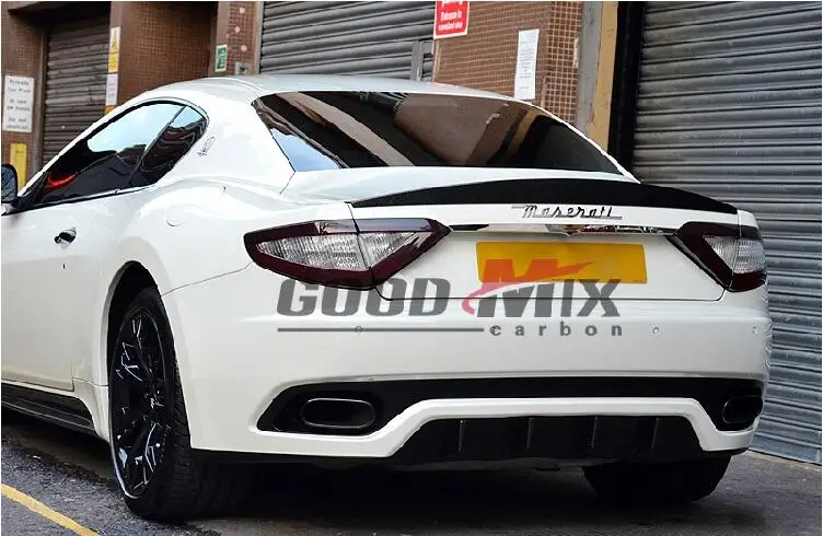 Углеродное волокно заднее крыло багажника спойлер для Maserati granturismo GT GTS Coupe 2 двери 2008- быстрая EMS