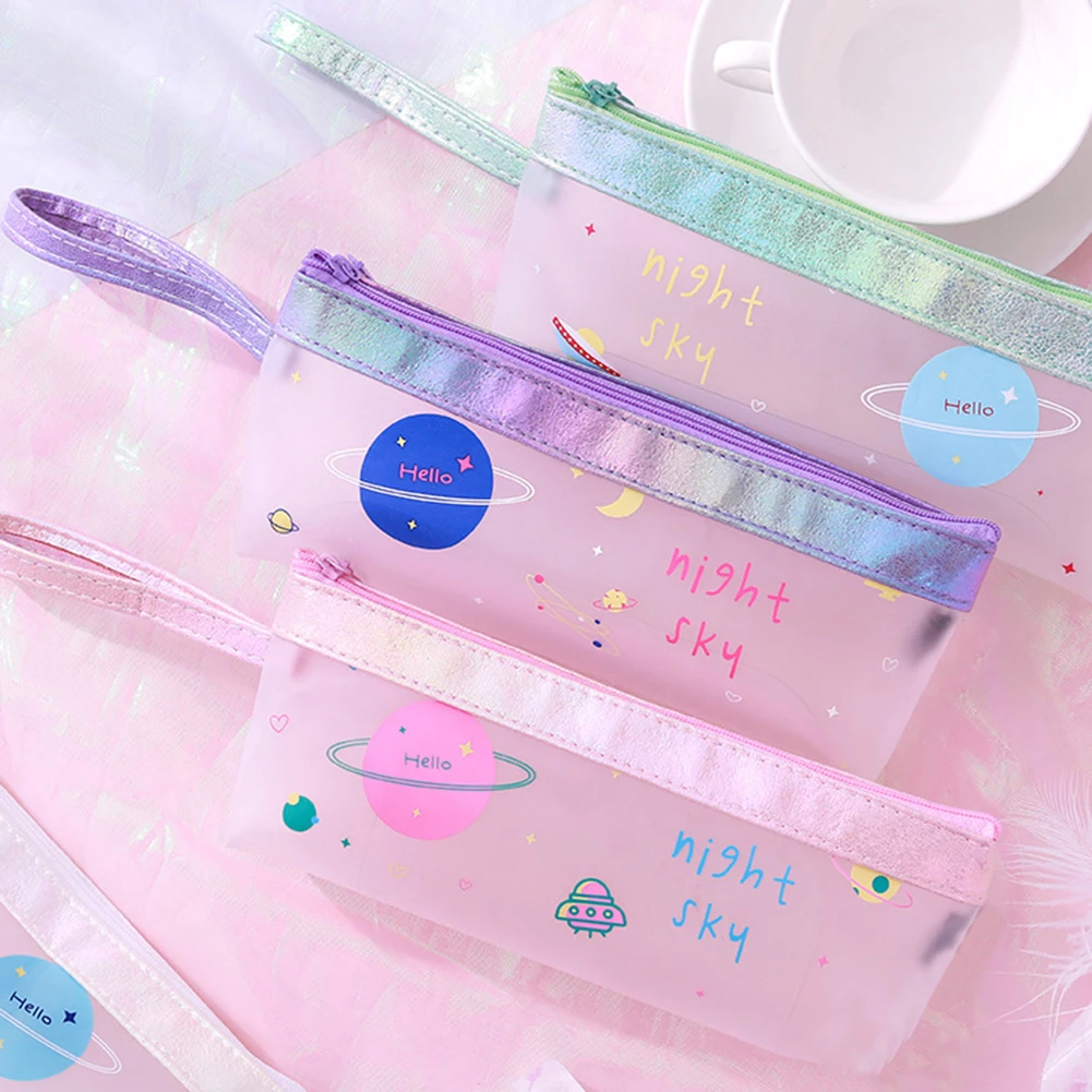 tationery Canvas Pencil Case school Bag Simple pencilcase Office Supplies Pen bag Students Pencils Writing | Канцтовары для офиса