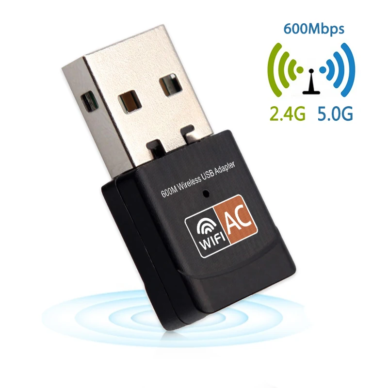 Беспроводной Wifi адаптер 600 м Wi fi Антенна USB 5G 2 4G Ethernet Сетевая карта ключ с