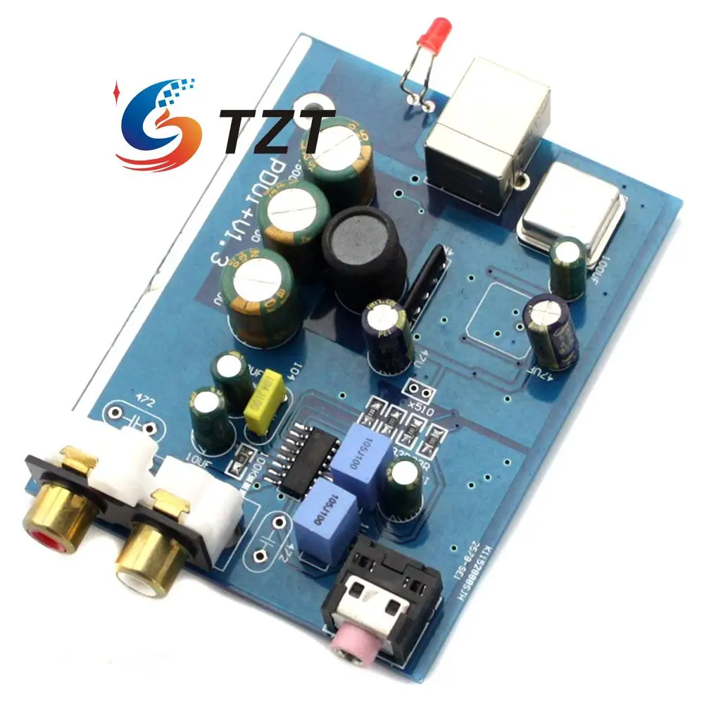 Hi Fi аудио DAC декодер TZT SA9023 ES9023 звуковая карта для усилителя мощности поддержка 24