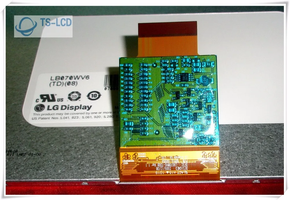 Безупречное качество класса А с лакированным + оригинальный LB070WV6-TD08 7 0