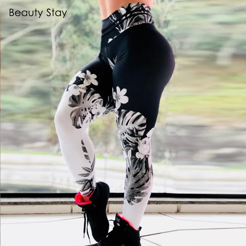 Женские леггинсы с высокой талией Beauty Stay Летние повседневные облегающие брюки до