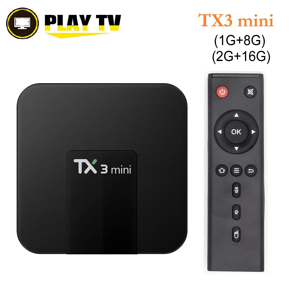 Android 7 1 ТВ коробка 2GB16GB Amlogic S905W 4 ядра поддержка H.265 K 30tps 2 ГГц Wi Fi Media Player Декодер